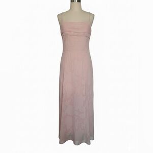 Formal Blush Pink Sleeveless Dress